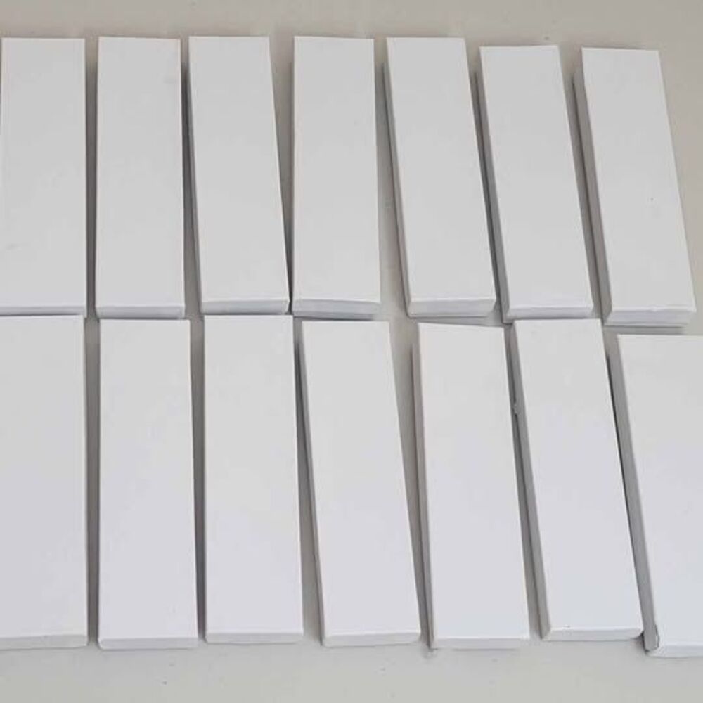 Lot Of 14 White Jewlery Gift Boxes